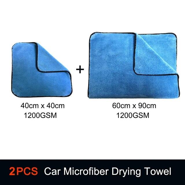 DetailingKing 1300GSM Ręcznik z Mikrofibry do Suszenia Profesjonalny Super Miękki Ściereczki do Mycia Czyszczenia Samochodu Ręczniki do Auto Detailingu