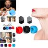 Silicone Jawline Toner Ball For Muscles And Fitness Training Black
