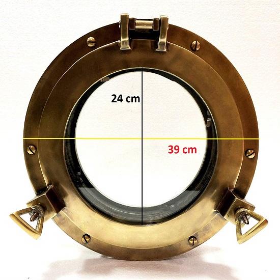 

Окно-иллюминатор для канальной лодки, антикварное коричневое дверное стекло, иллюминатор, 15 дюймов, домашний декор