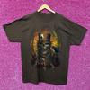 Krähe Horror Braun T-Shirt Größe Extra Groß