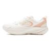 Li-Ning Cloud Lightweight V2 Simple Comfortable Shock Absorbing Breathable Low Top Casual Running Shoes Women Sneaker Off-White Peach Pink ARSV110-1