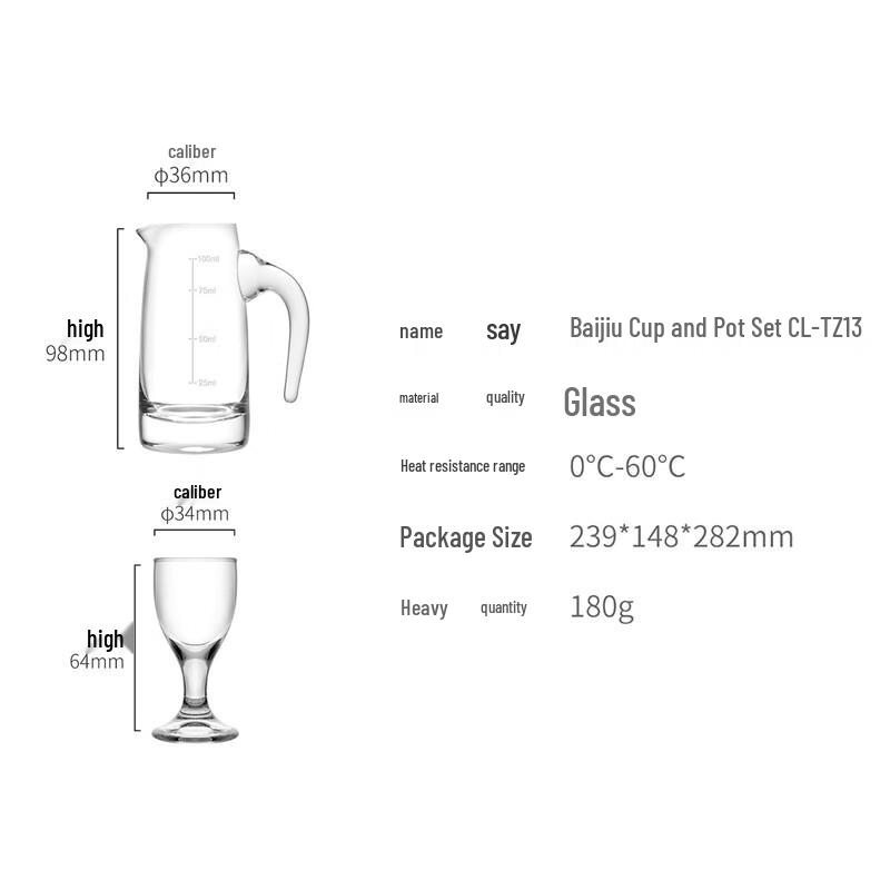 CLITON Premium Chinese Baijiu Drinkware Sets