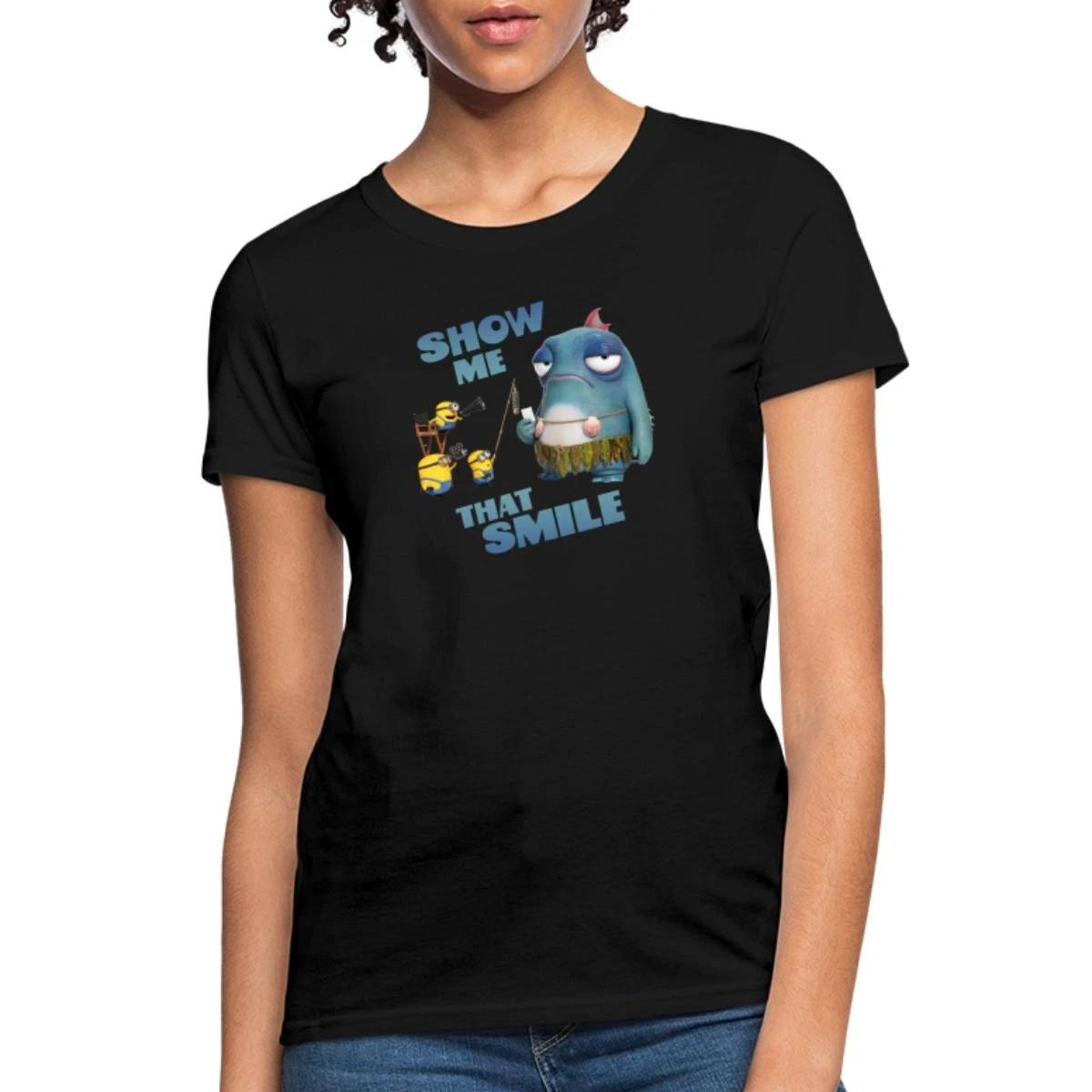 Minions Quote Show Me That Smile Phillip Women s T-Shirt XXXXL