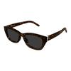 Letter Hinge Acetate Cat Eye Sunglasses Women Sunglasses Brown Havana SLM153002