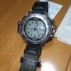 Used CASIO PRO TREK Black Men's Watch