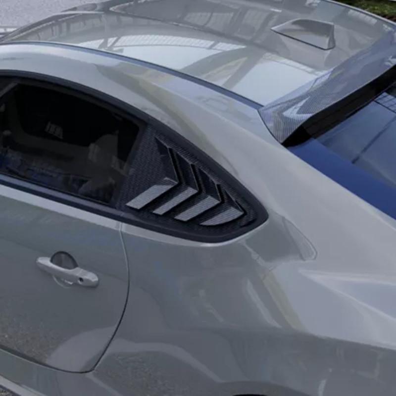 For Toyota GR86 Subaru BRZ   2024 2025 ABS Rear Window Louver Scoop Cover Side Vent Trim Car Adhesive Accessories Parts