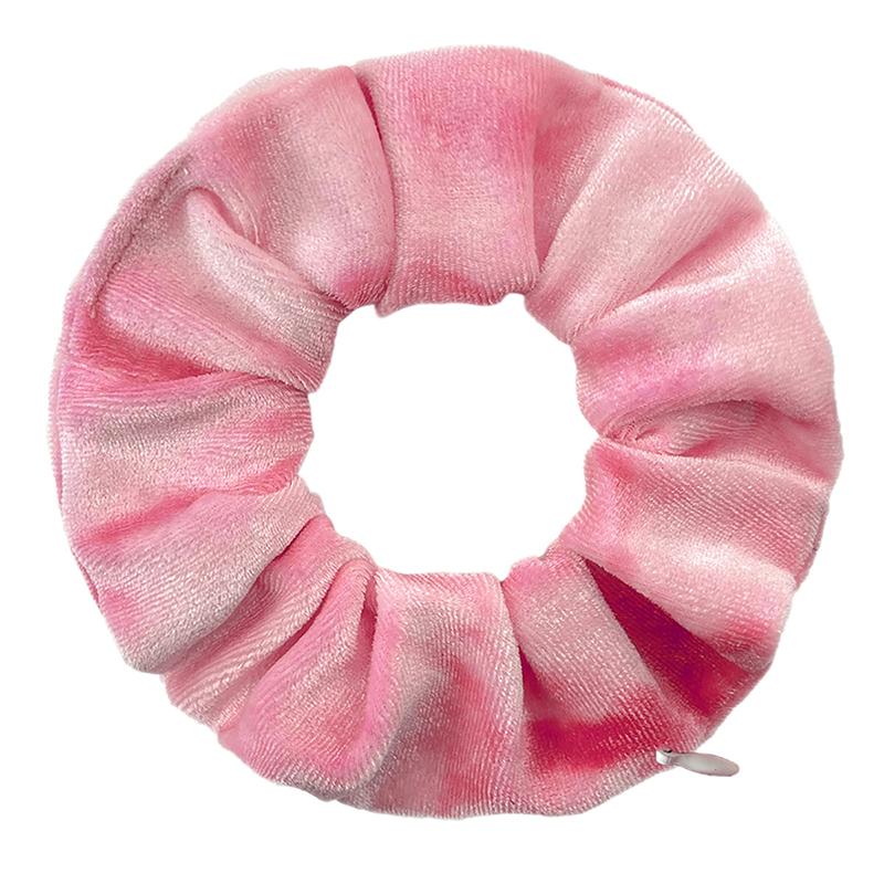 Creative Sweet Zip Scrunchies For Women Girls Novelty Multicolour Velvet Hair Tie Versatile Hair Accessories Gifts