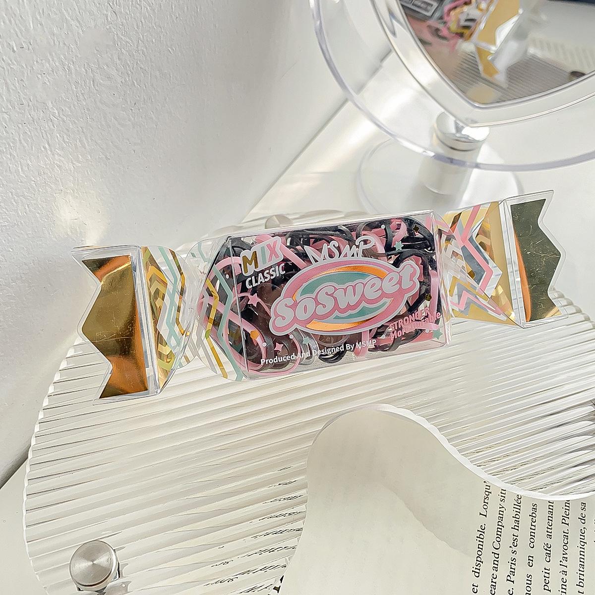 

Японские и корейские конфетные желейные резинки для волос: Детские расширенные цветные резинки