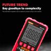 JCD WX666 Digitales Mini-Multimeter Tester Auto Multimetro True RMS Transistor-Messgerät mit NCV Datenhalte 4000 Zählungen Taschenlampe