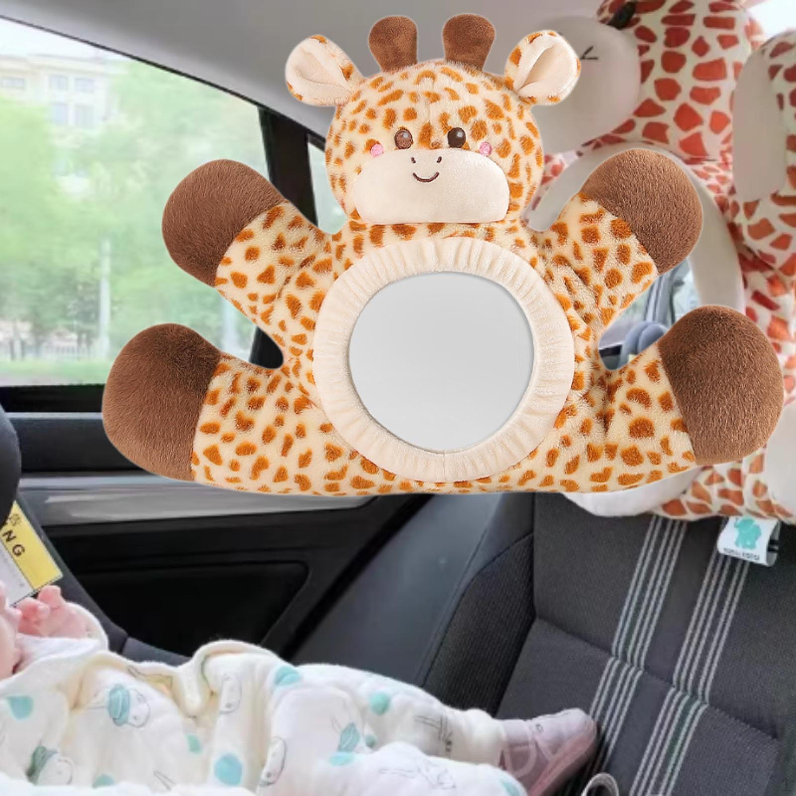 

Car Mirror ,Car Seat Mirror, Easily Observe The ’S Wide Rearview ,Shatterproof for Backseat Style B