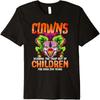 Vintage Cirkus Skräck Clown Grafisk Premium T-shirt