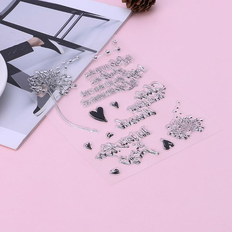 Buy Nice DIY Silicone Clear Stamp Cling Seal Scrapbook Embossing Album ...