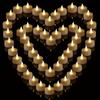 Flameless LED Candlelight Battery Powered Suitable for Christmas, Halloween, Home, Wedding, Party, Valentine's Day Desktop Decoration