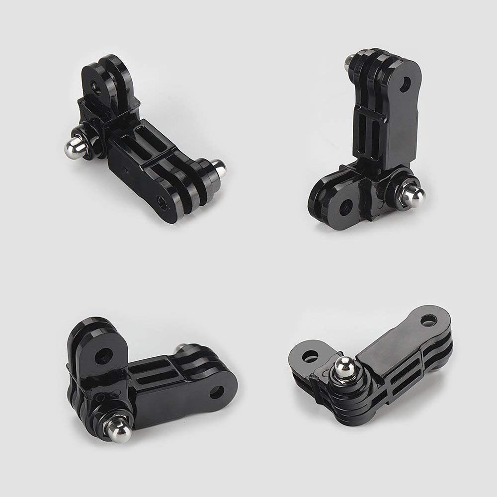 HSU Adjust Arm Straight Joints Mount, Long and Short Same Direction Straight Joints Mount for GoPro Hero 13 12 11 10 9 8 7 6 5 4 3 3+ 2 1, AKASO