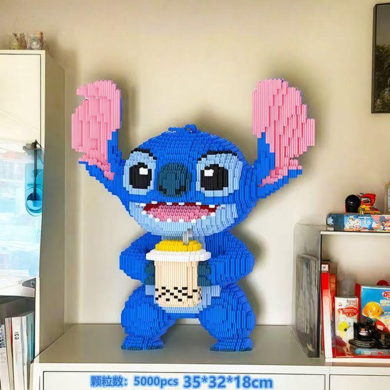 Stitch building blocks small particle puzzle assembled children's toys adult gifts