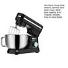 Dough Mixer 660W 6-Speed Electric Kitchen Stand Mixer with Stainless Steel Bowl Dough Hook Whisk & Beater Professional Baking Mixer
