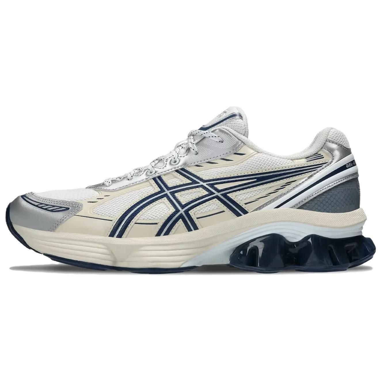 ASICS Gel-Kinetic Fluent  White Independence Blue  Men s 1203A591-104 EU 42