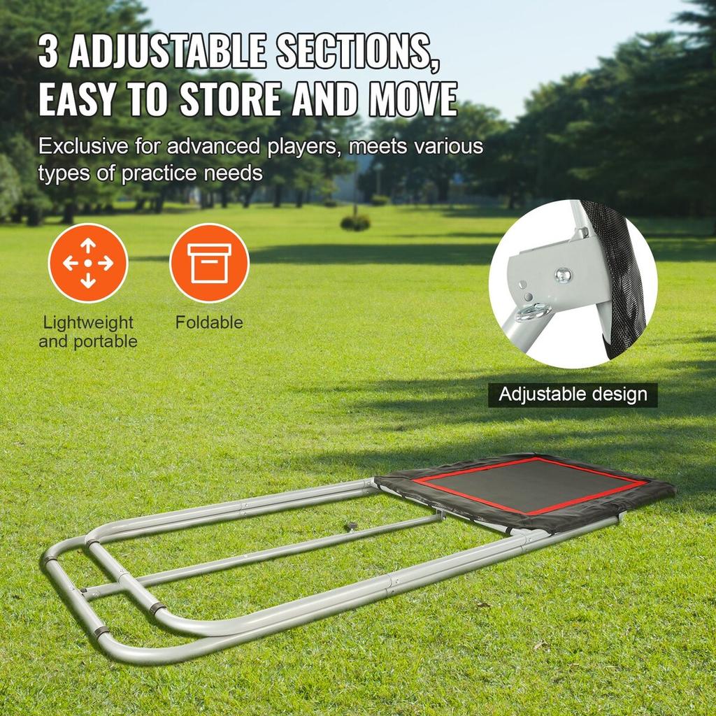 Folding Lacrosse Rebounder for Backyard, 3x4 Ft Volleyball Bounce Back Net, Pitchback Throwback Baseball Softball Return Training Screen, Adjustable