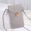 Fashion Touch Screen Women Cell Phone Bag Shoulder Transparent Card Holders Girl Handbag Ladies PU Leather Clutch Wallets Purse