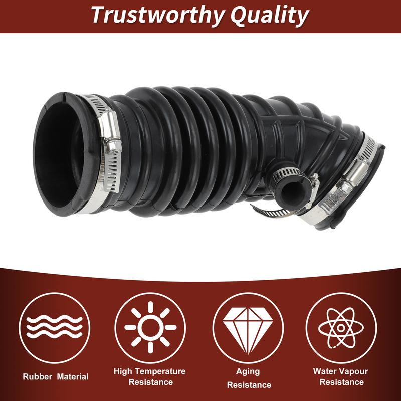 X Autohaux Air Intake Hose with Clamps for Infiniti G37 Q40 Q60 QX50 No.16576EY00A