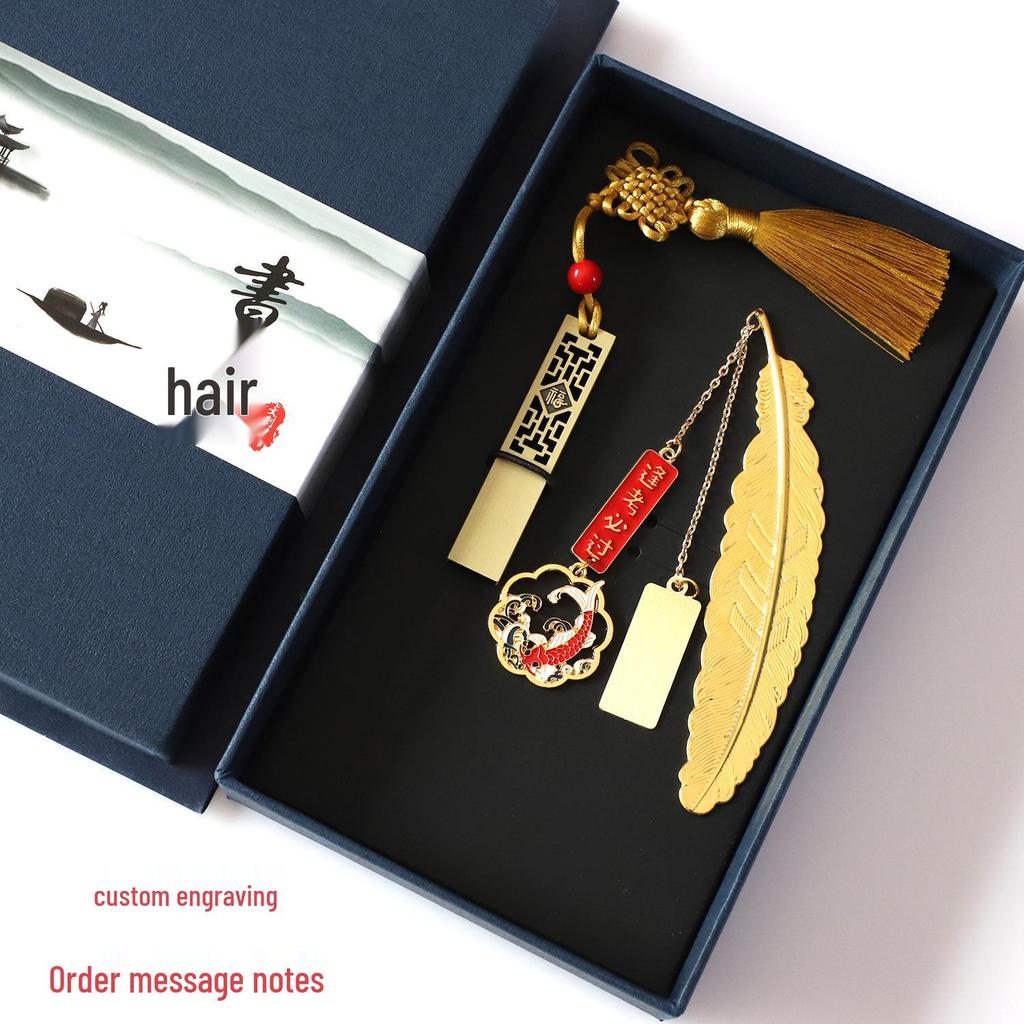 DIY Motivational Feather Bookmark - Engraved Brass Gift for Graduates and Exam Success