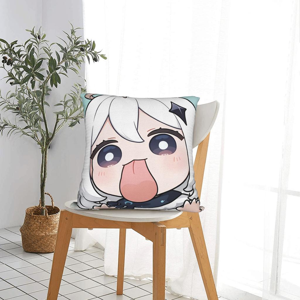 Kawaii Gaming T-Trickcals Pillow Cover Print Cushion Cover Kawaii Pillow Case For Sofa Home Decor