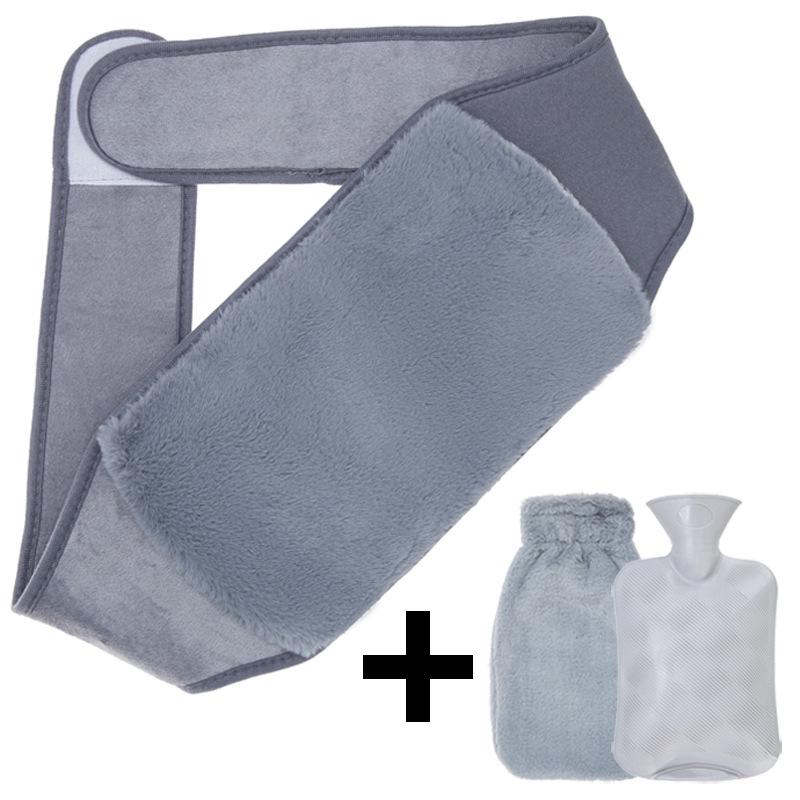 Set Protector Călduros Talie și Abdomen – Sticlă cu Apă Fierbinte Piese Three-Piece Încălzitor de Iarnă