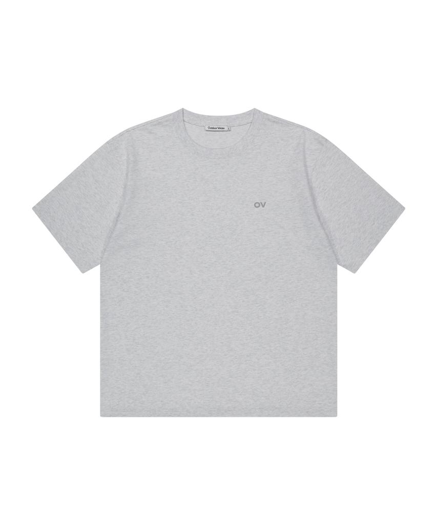 Ausdoeoboiseu Aircorepro™ Ov All Round Logo Tee (Light Heather Gray)