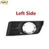 Front Left & Right Fog Light Cover Bezel Trim Silver For Cadillac SRX 2010-2016