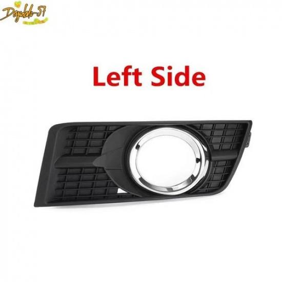 Front Left & Right Fog Light Cover Bezel Trim Silver For Cadillac SRX 2010-2016