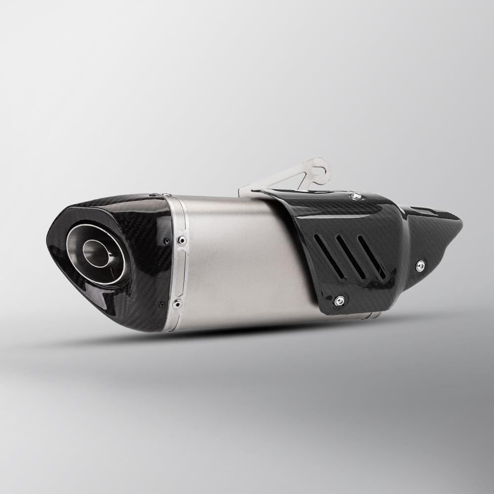 Modifikácia motocykla zadný blok výfuku Z900 R3 MT07 Z400 450SR K11 okrúhla koncovka výfuku univerzálna