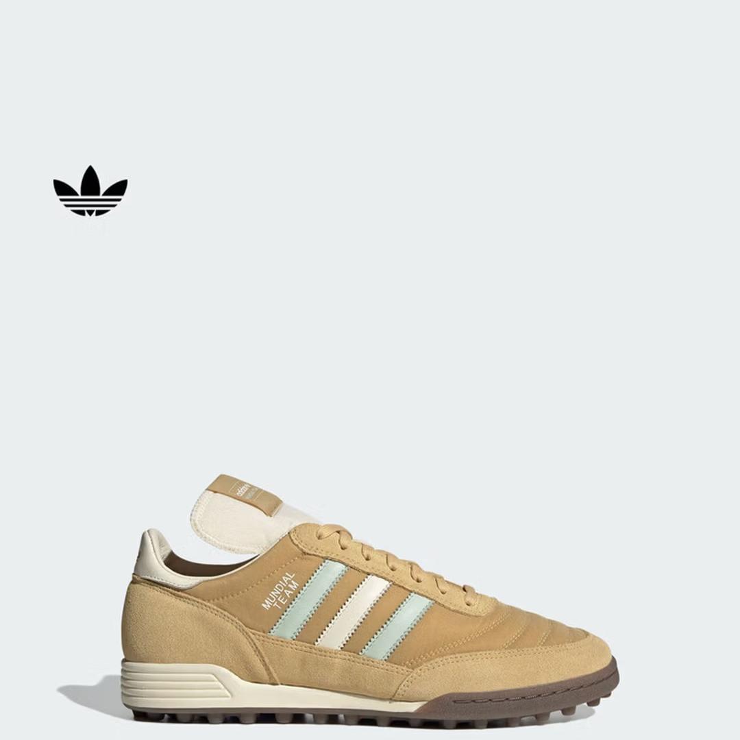 

Классические спортивные кроссовки Adidas MUNDIAL TEAM RS - Дизайн Adidas с тремя листьями JI3509 35.5 жёлтый