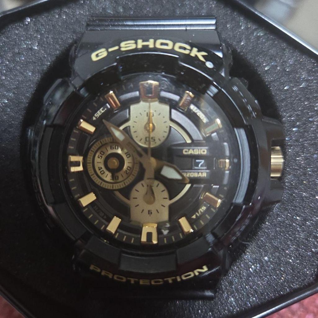 Used CASIO G-SHOCK Watch Black Gold