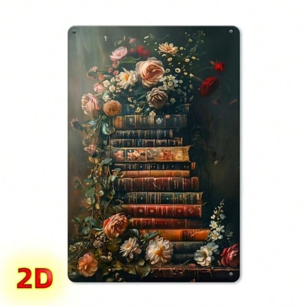 Retro Metal Tin Sign Living Room Wall Decor 20x30cm