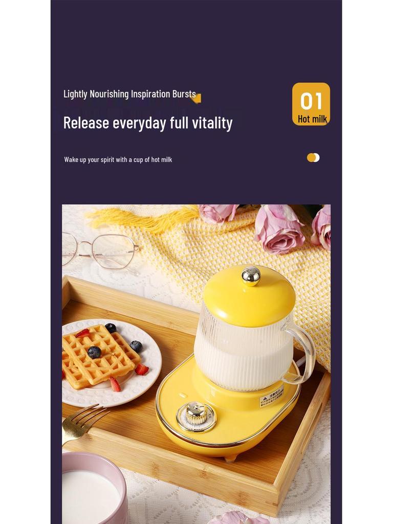 Electric Multifunctional Stew Cup & Kettle: Portable Boiling & Heating for Tea, Bird's Nest, and Health Drinks