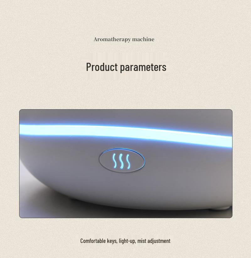 Seven-Color Simulated Flame Aroma Diffuser & Humidifier with Gradient Light