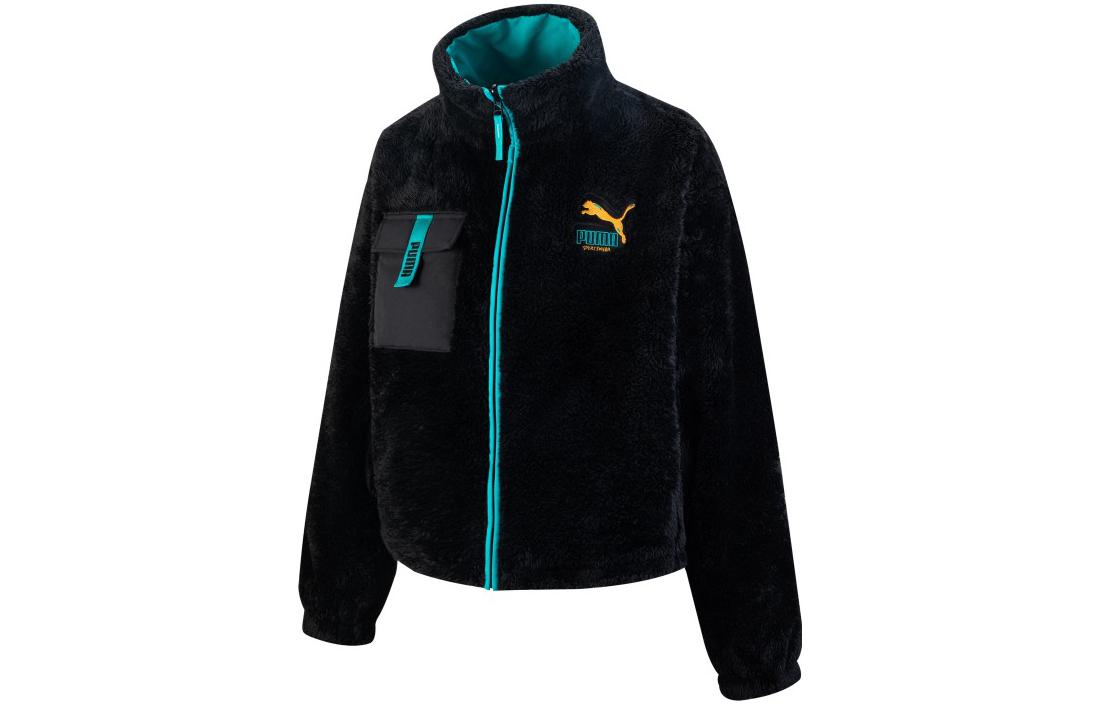 PUMA Velvet feel Coat Women s Black 538856-01 L