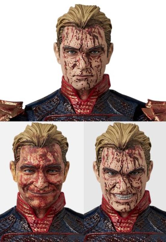 MEDICOM TOY MAFEX No. 269 HOMELANDER BLOOD SPLATTER Ver. Non-scale painted action figure, approximately 160mm tall