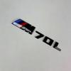 Rear Badge Emblem Letter Sticker For BMW iX3 I4 I7 M50 M60 M70L Car Rear Trunk Logo Decal Auto Exterior Styling Accessories X3 I