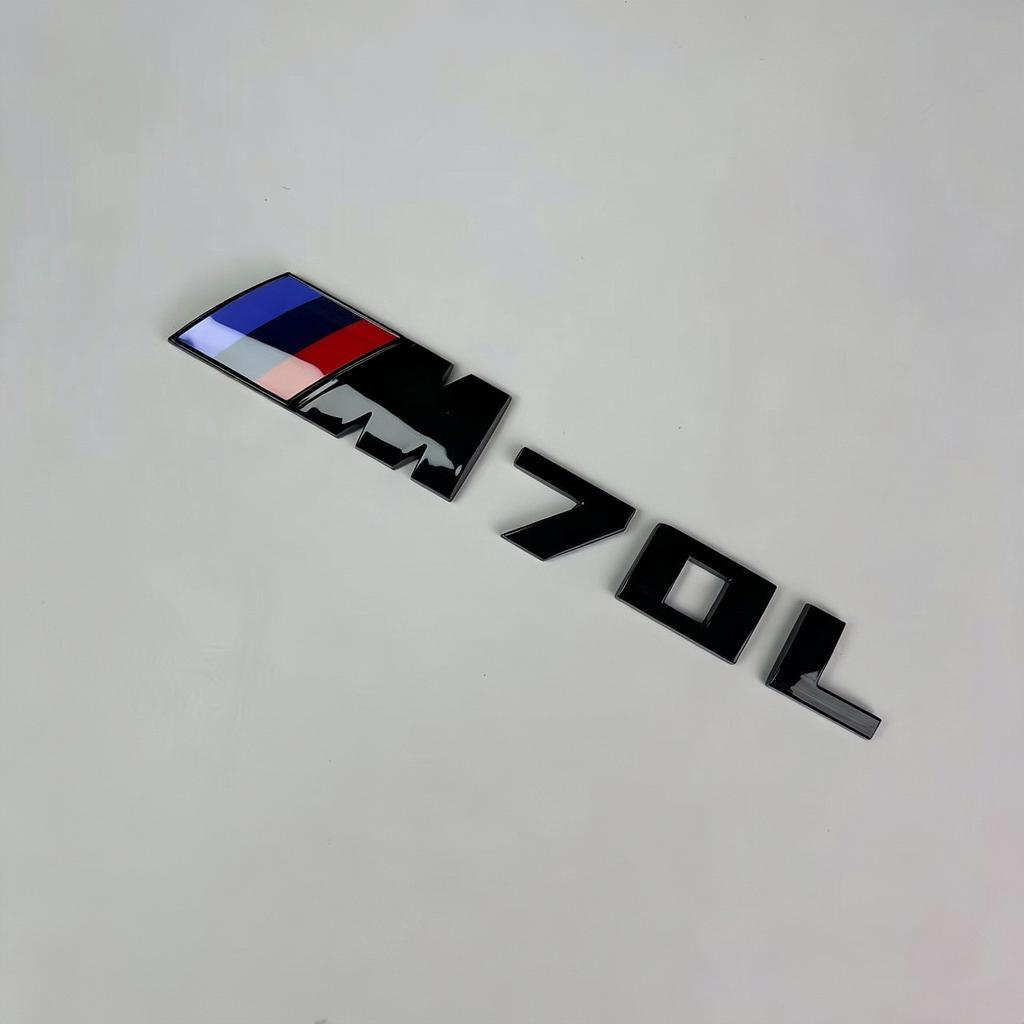 Rear Badge Emblem Letter Sticker For BMW iX3 I4 I7 M50 M60 M70L Car Rear Trunk Logo Decal Auto Exterior Styling Accessories X3 I