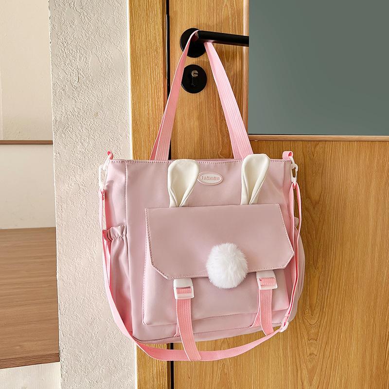 Cute Rabbit Foreign Leisure Bag Handbag 2025 Early Spring New Versatile Ins Shoulder Messenger Bag Make-up Bag