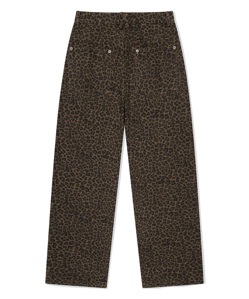 MAHAGRID Curved Leopard Pant Brown(Mg2Ffmpa10A)