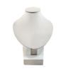 Elegant Necklace Jewelry Bust Stand Elegant Flannel Jewelry Display Mannequin Necklace Rack for Exhibitions and Shops