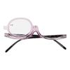 Make-up Lesebrille Einzelglas Vergrößerungs Flip-Down Rotierende Make-up Brille für Augen +2,50