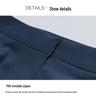 Women's Navy Blue A-Line Over-the-Knee Pencil Skirt - Professional Formal Wear