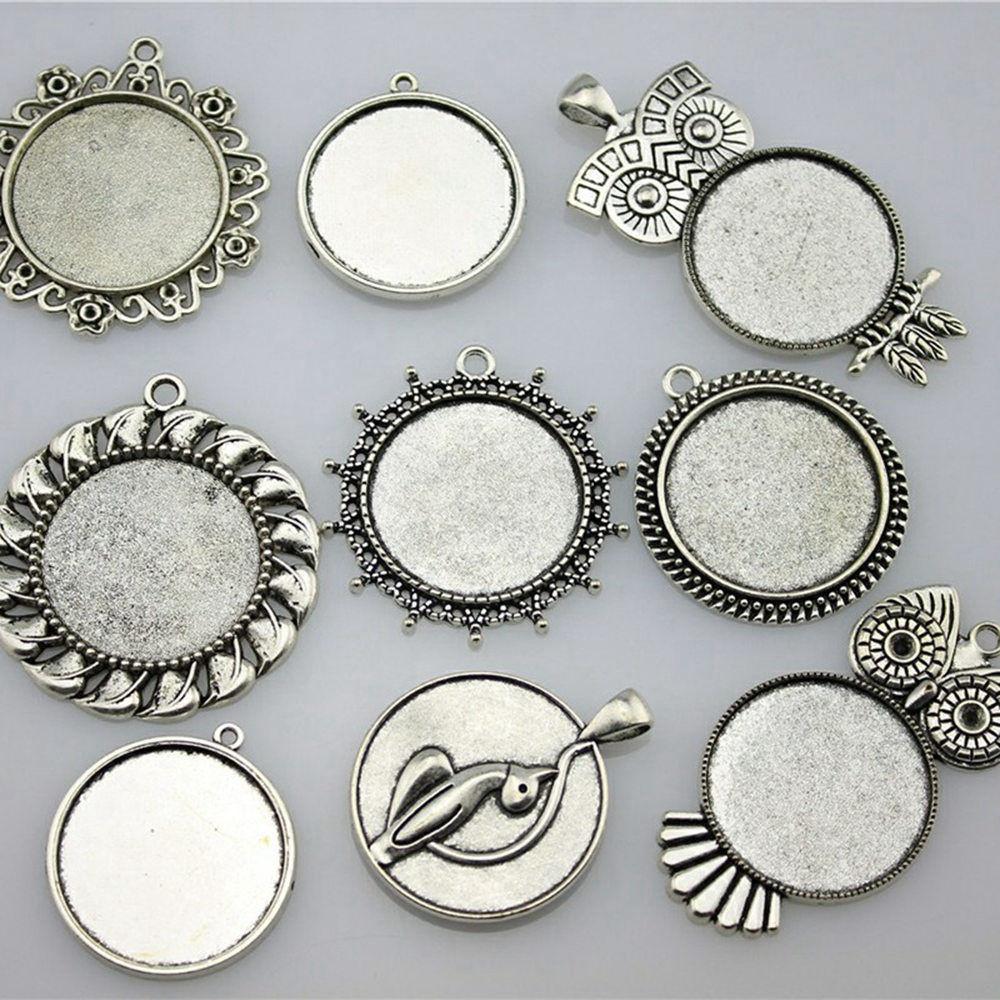 

Мікс Скляний Кабошон Основа для Вставки Піднос Аксесуари Деталі Жіночі Ювелірні Вироби Оптом Тренд Дешеві Милі Речі A17-40gram-30mm