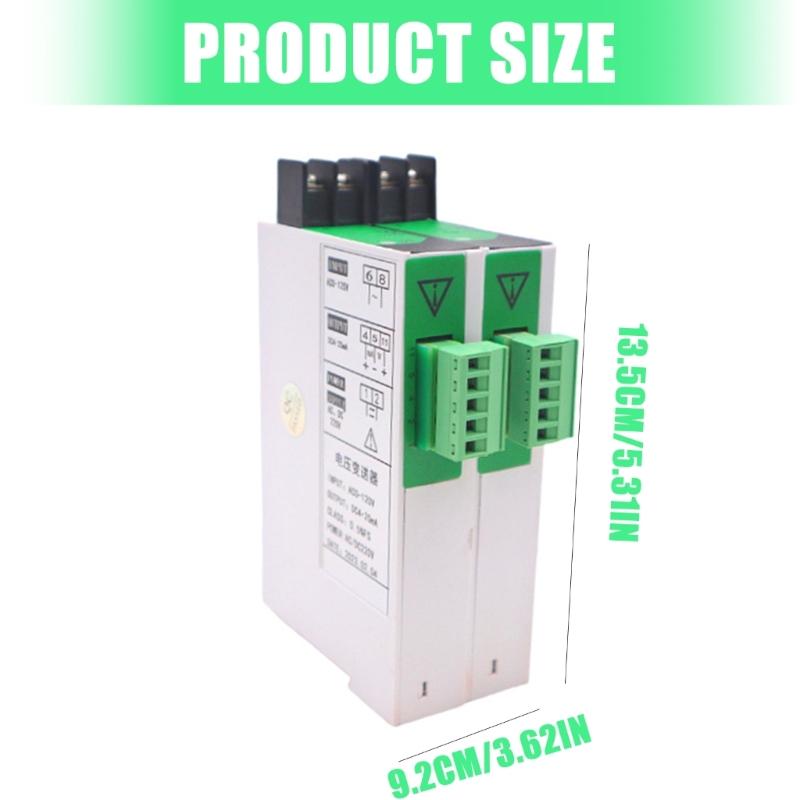 Reliable Voltage Transmitter with Not Interferences Easy Installation for Stable Signal Conversion in Harsh Environment