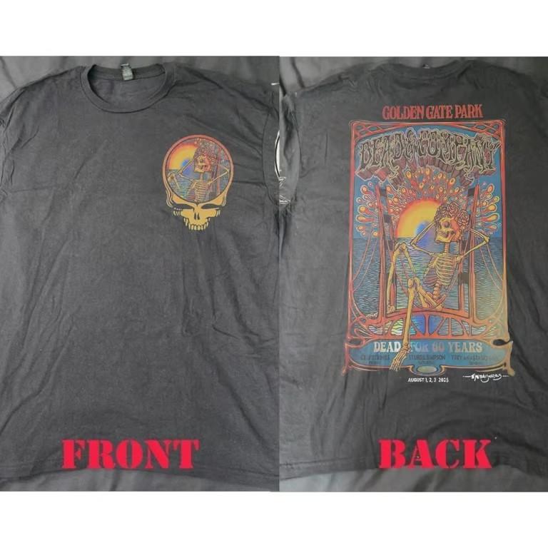 Dead &Company 60 Years On August 2025 Golden Gate Park Shirt Unisex T-Shirt L