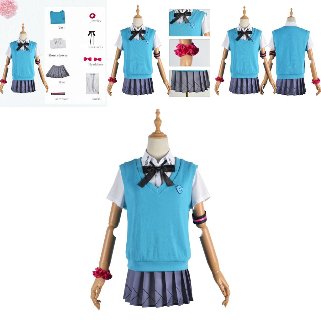 Sweet And Fresh Vocaloid Hatsune Miku 16th Anniversary Cosplay Jk Uniform