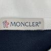 MONCLER Authentic MAGLIA POLO MANICA CORTA Navy x White Cotton Patch Logo Polo Shirt tops L Navy x whiteUsed